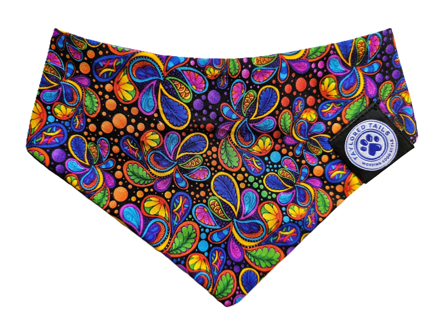 Purple Paisley Pet Bandana