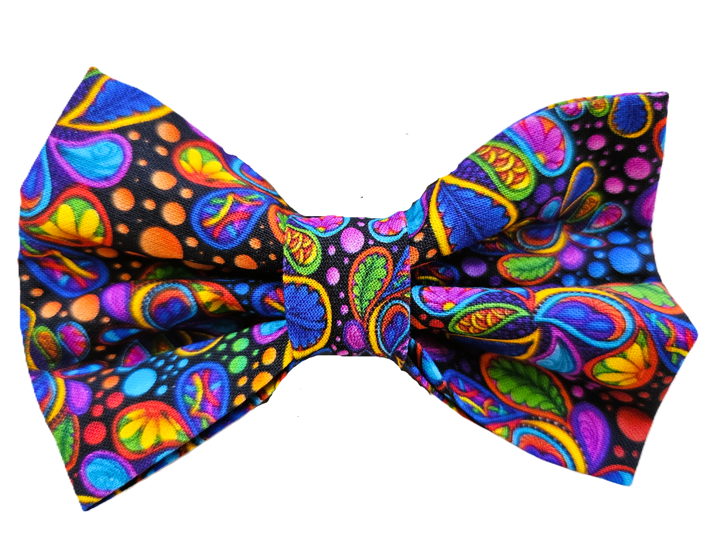 Purple Paisley Bow Tie