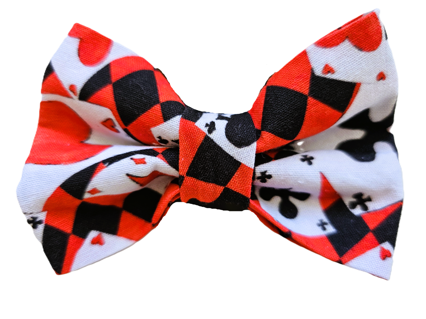 Playing Cards Bow for Dogs
