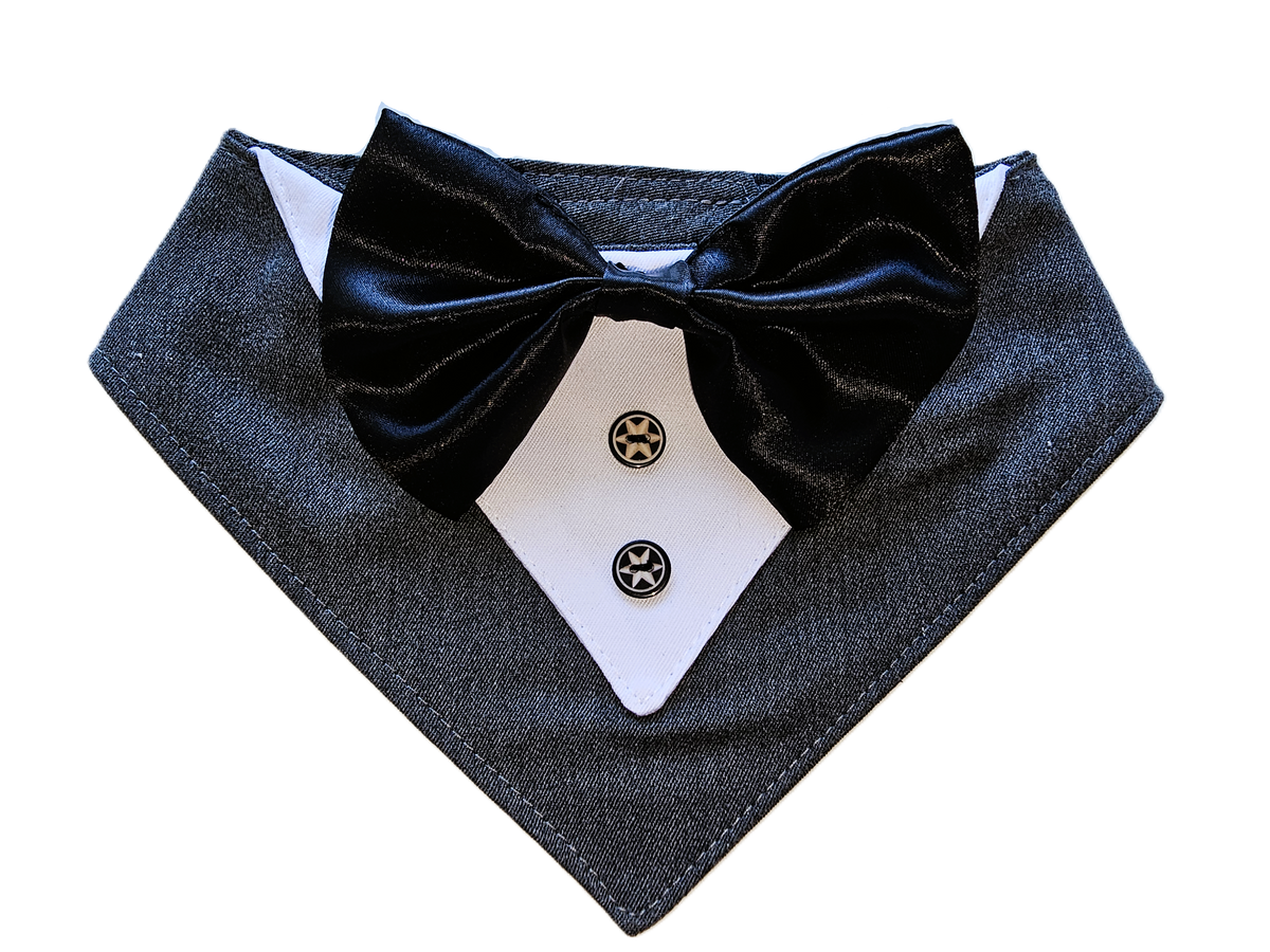 Dog Wedding Tuxedo Bandanas