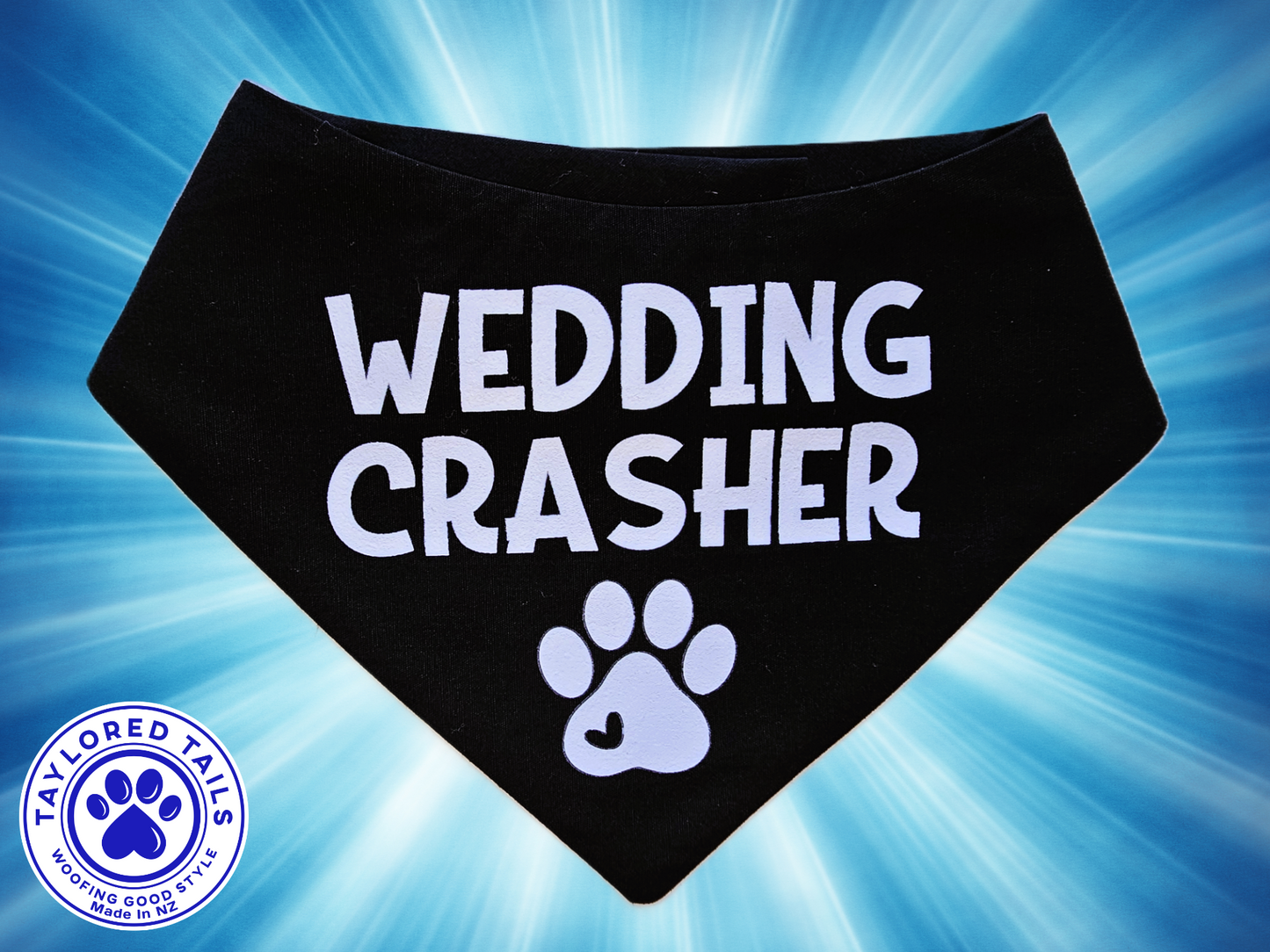 Dog Wedding Bandanas with Sayings