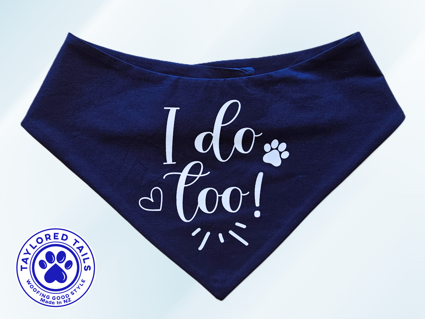 Dog Wedding Bandanas with Sayings