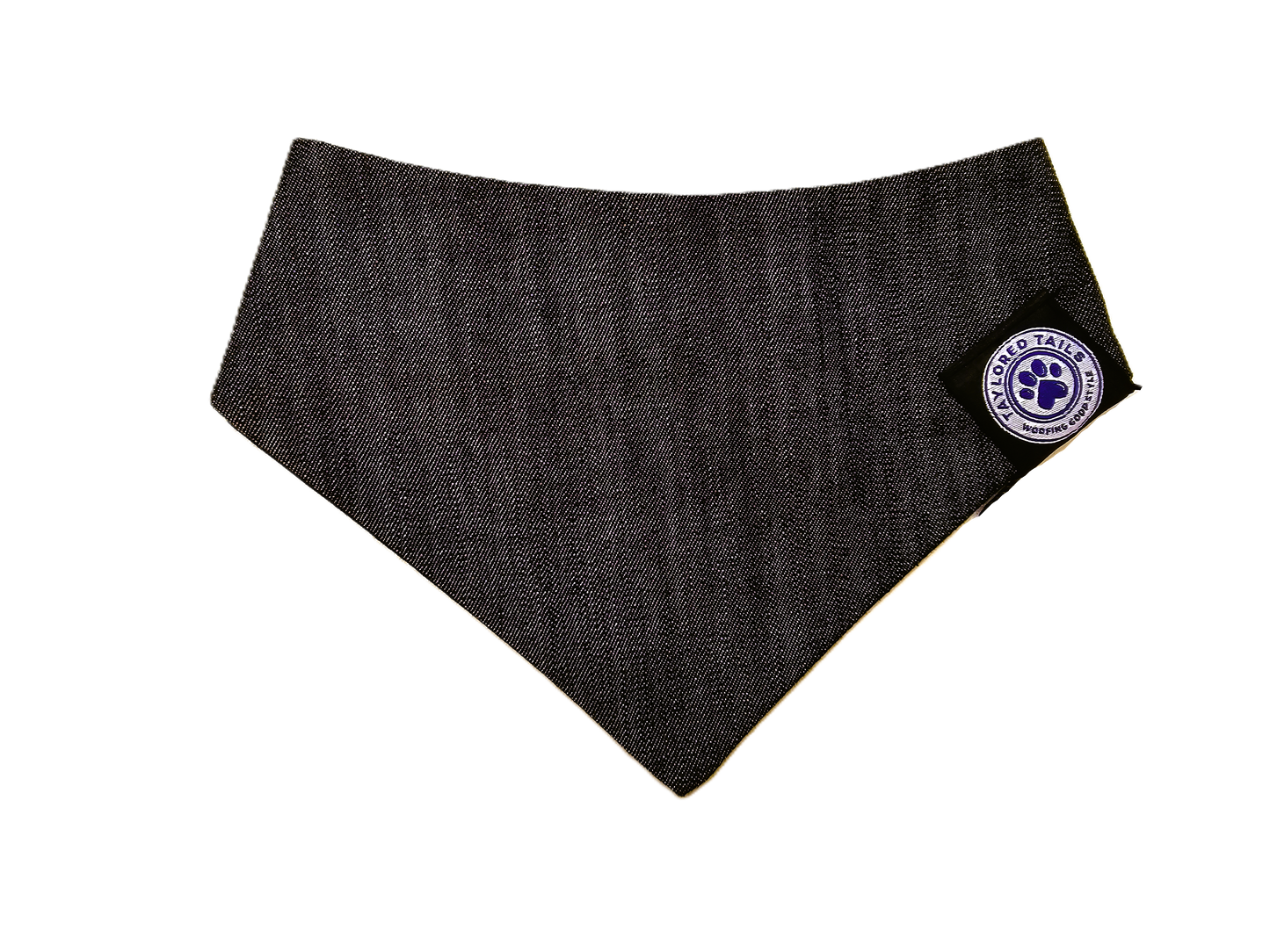 Black Denim Dog Bandana