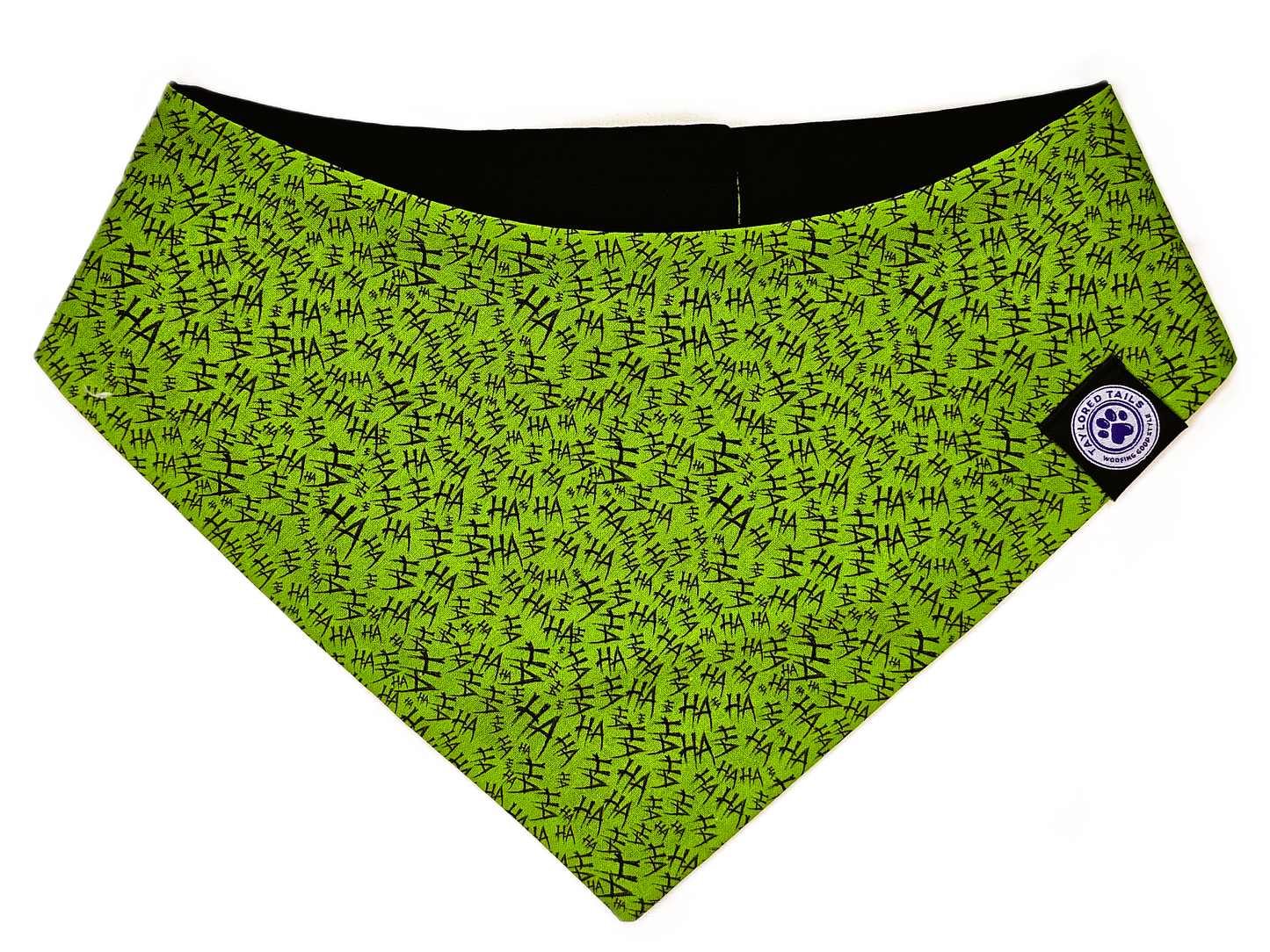The Joker HAHA Green Dog Bandana