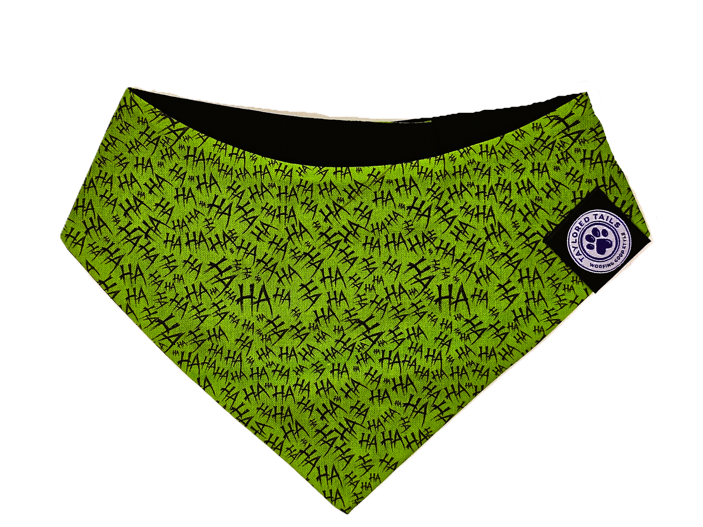 The Joker HAHA Green Dog Bandana