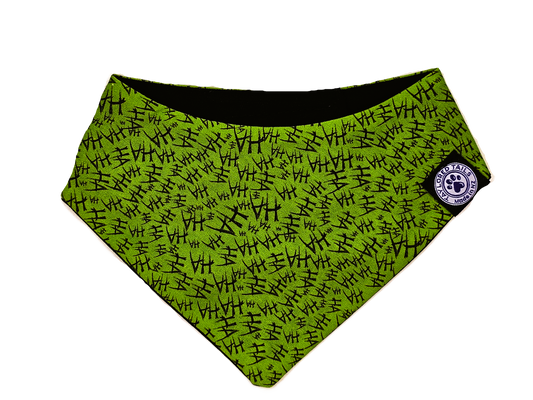 The Joker HAHA Green Dog Bandana
