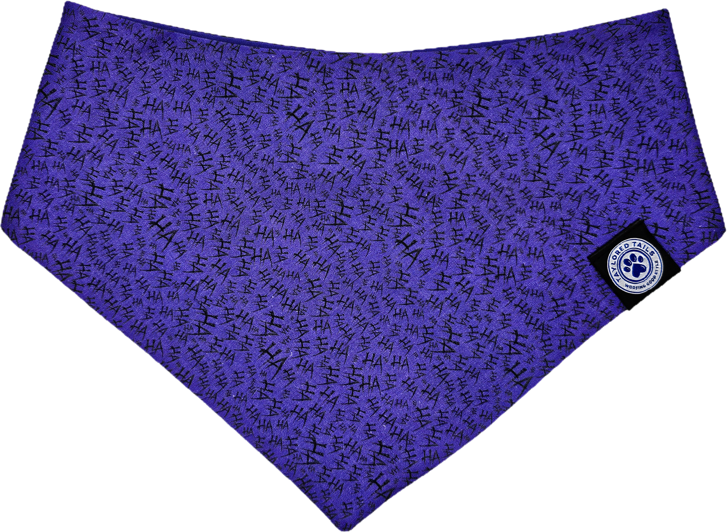 The Joker HAHA Purple Dog Bandana