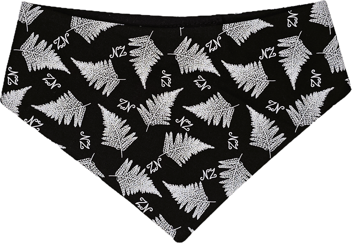 NZ Silver Fern Dog Bandana