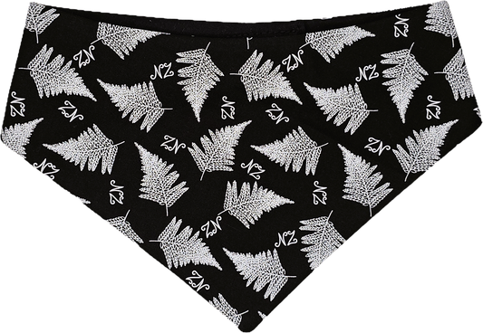 NZ Silver Fern Dog Bandana