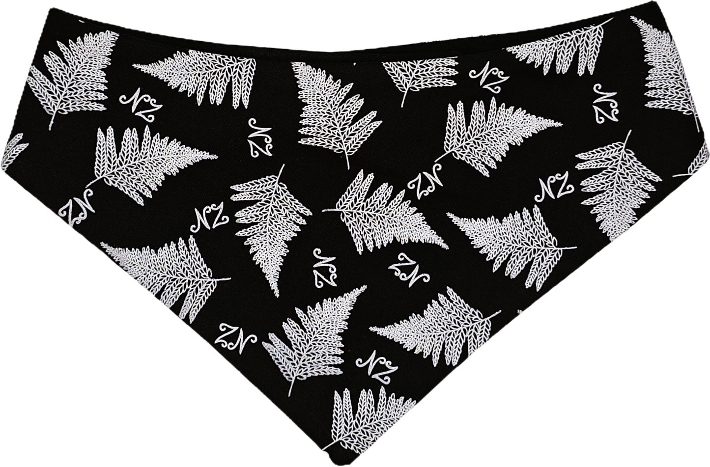NZ Silver Fern Dog Bandana