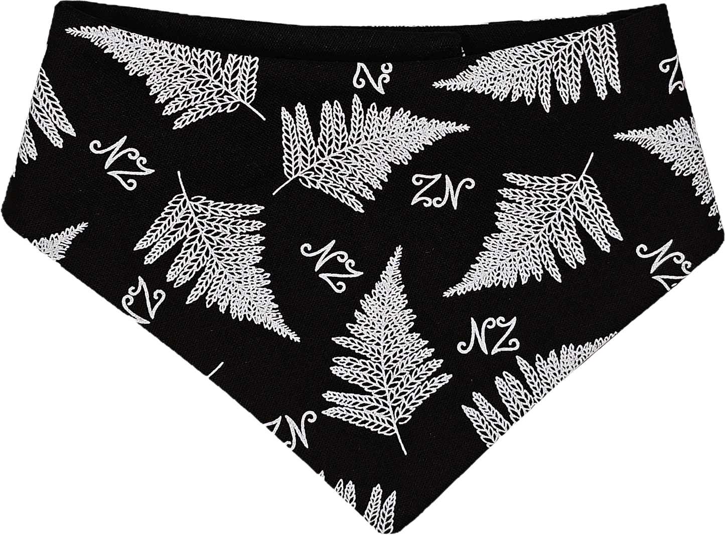 NZ Silver Fern Dog Bandana