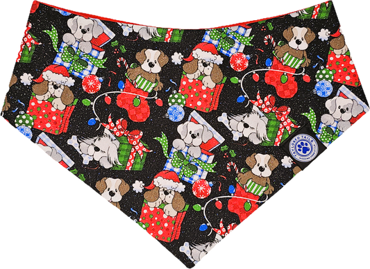 2.23 Puppy Dogs Christmas Bandana