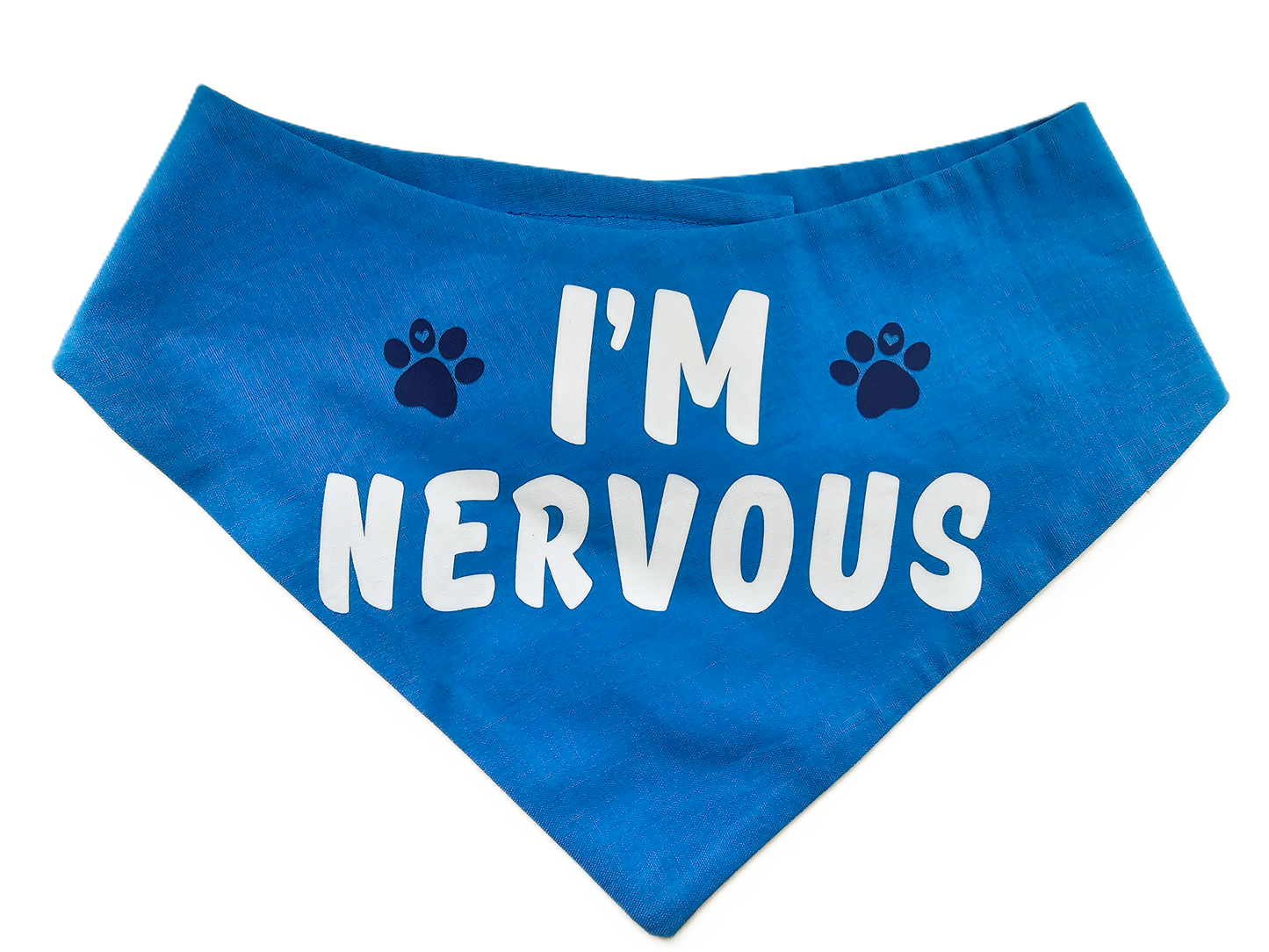 I'M NERVOUS Dog Bandana