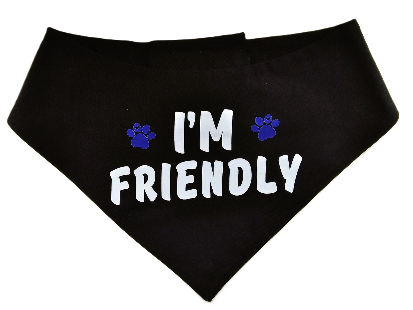 I'M FRIENDLY Dog Bandana