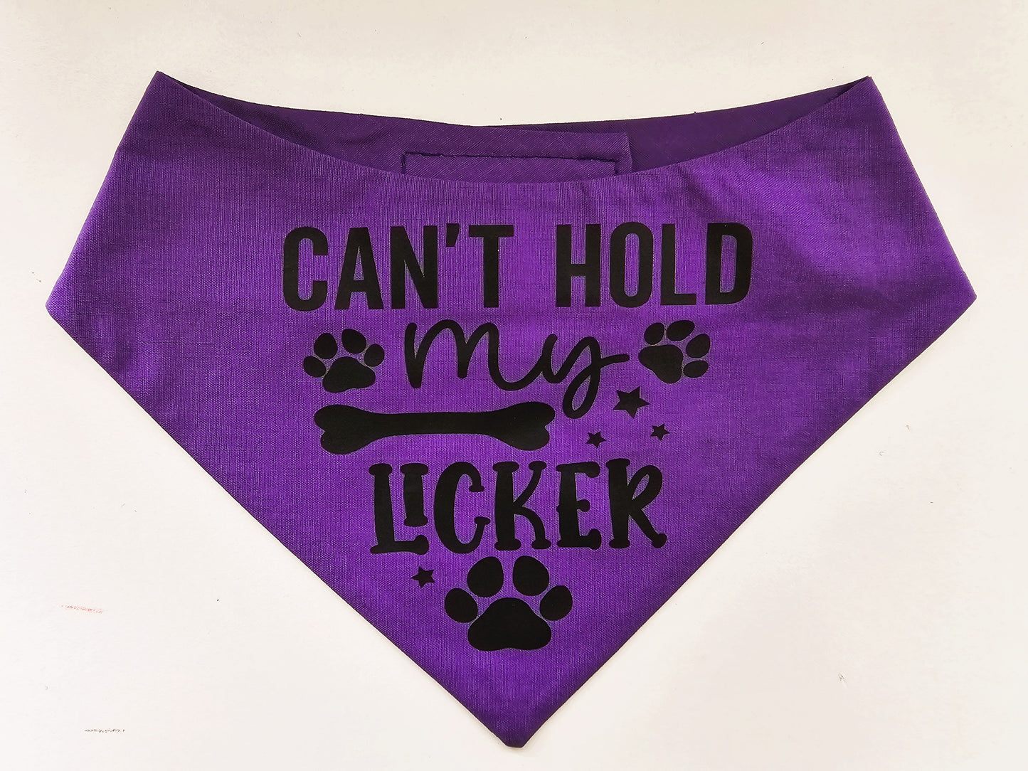CAN'T HOLD MY LICKER Dog Bandana