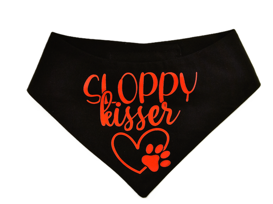SLOPPY KISSER Dog Bandana