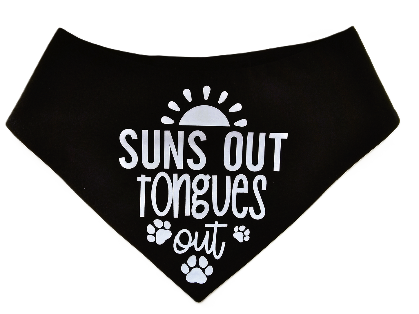 SUNS OUT TONGUES OUT Dog Bandana