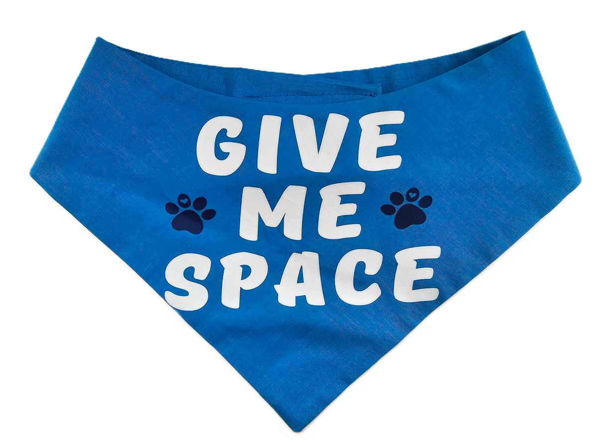 GIVE ME SPACE Dog Bandana