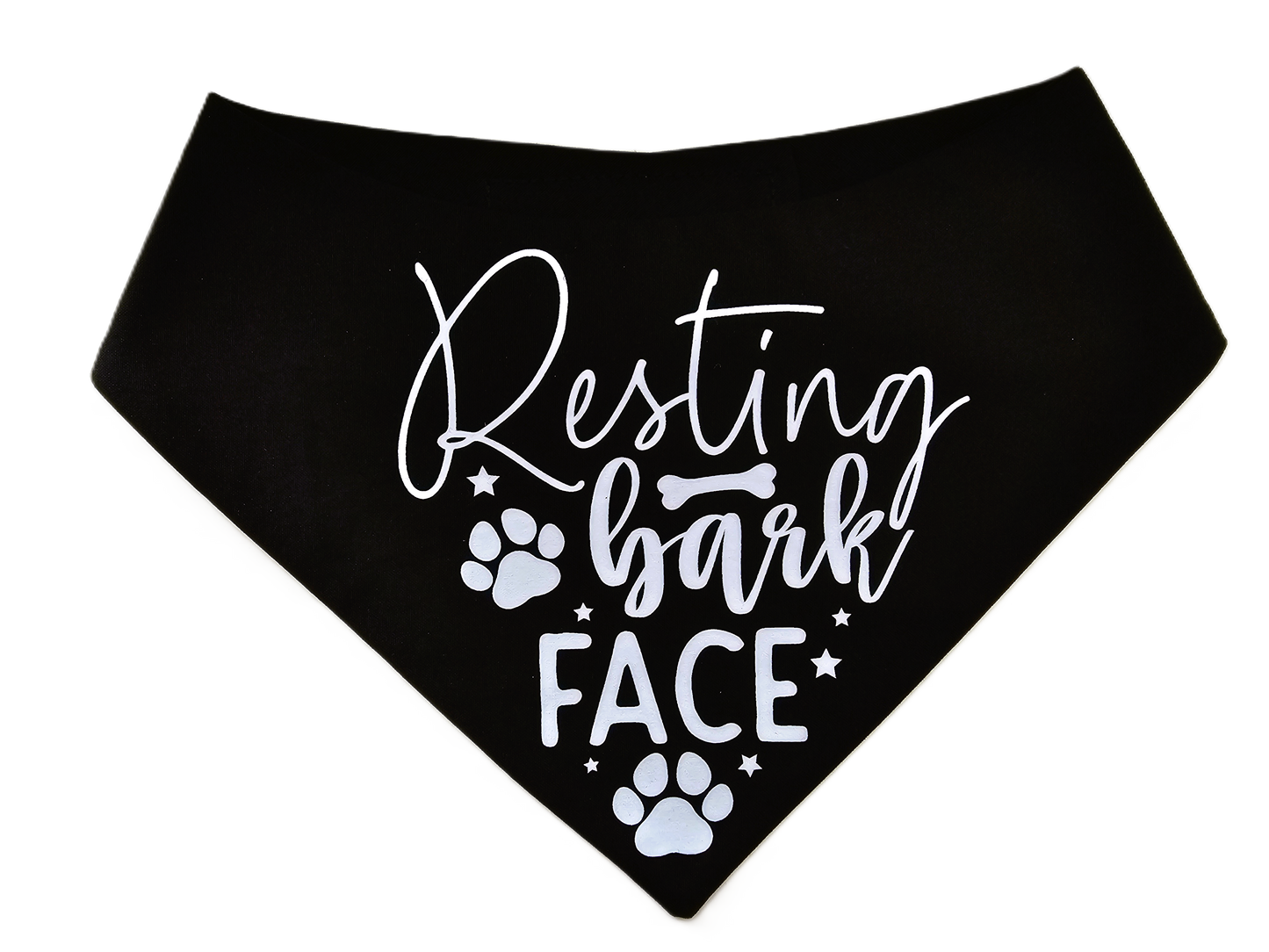 RESTING BARK FACE Dog Bandana