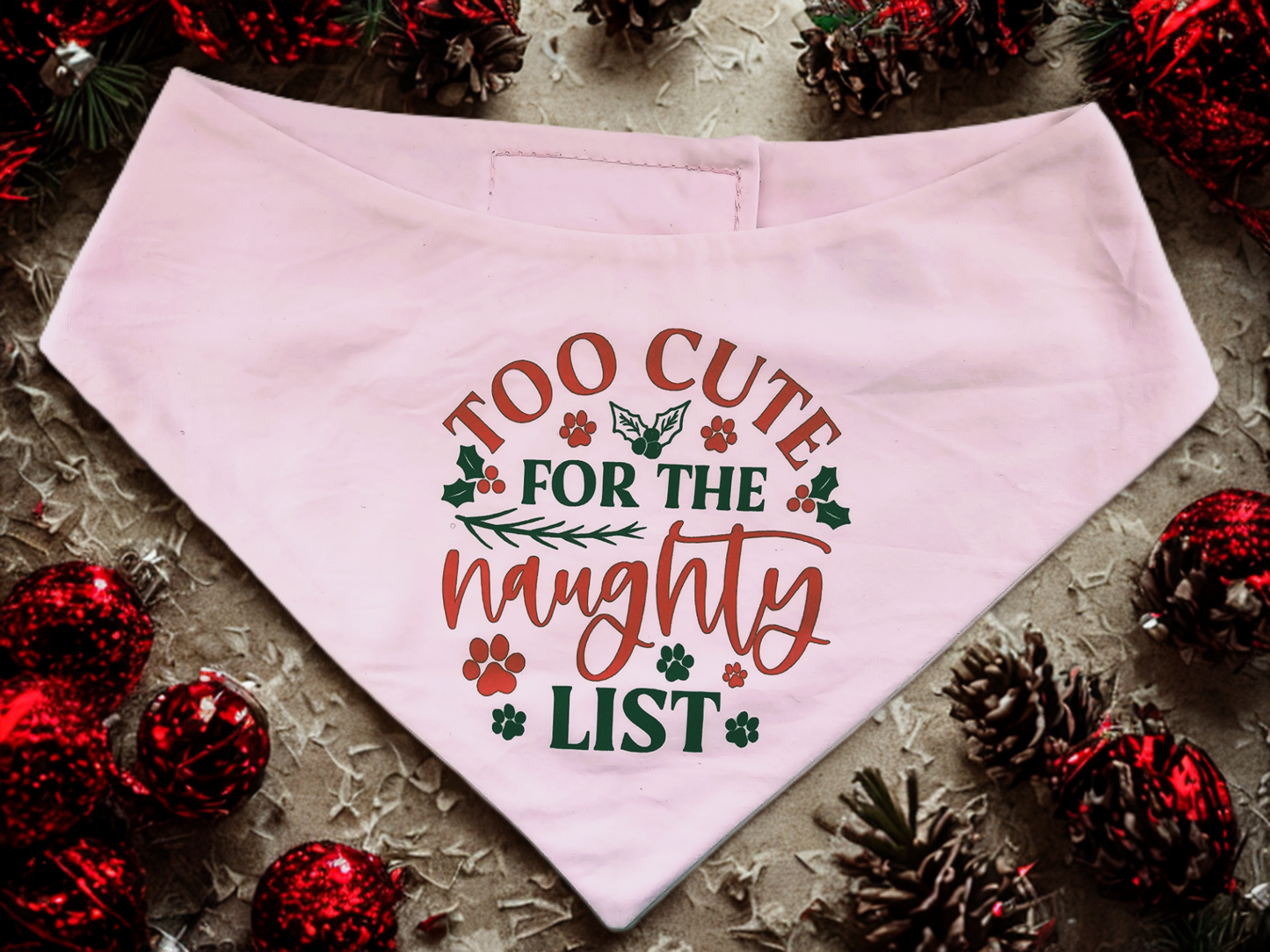 1.12 Dog XMAS Bandanas with Sayings