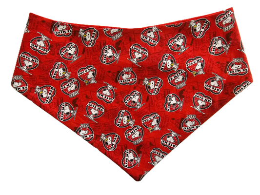 🐾 Snoopy “Hug Me, Be Mine” Dog Bandana 🐾