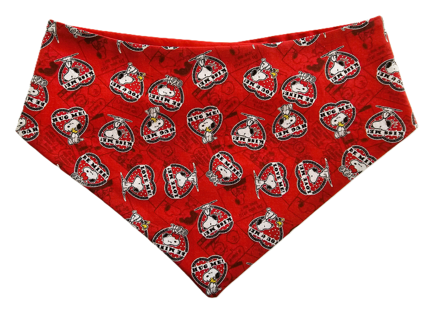🐾 Snoopy “Hug Me, Be Mine” Dog Bandana 🐾
