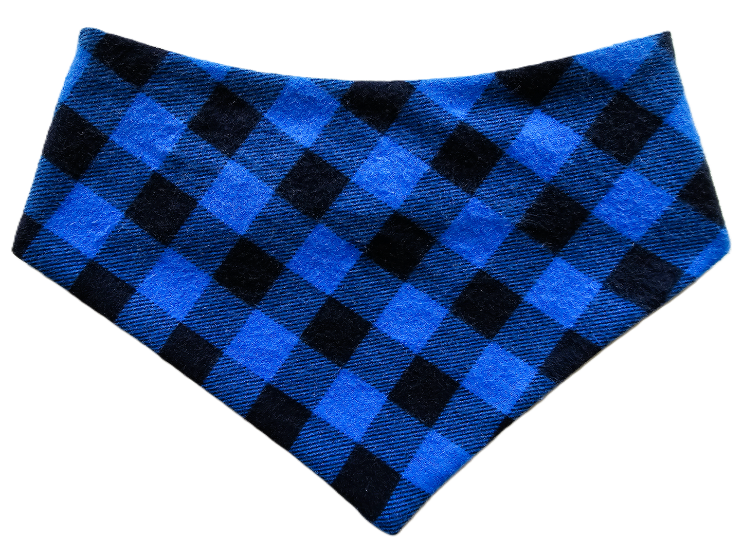 Bright Blue Flannel Bandana