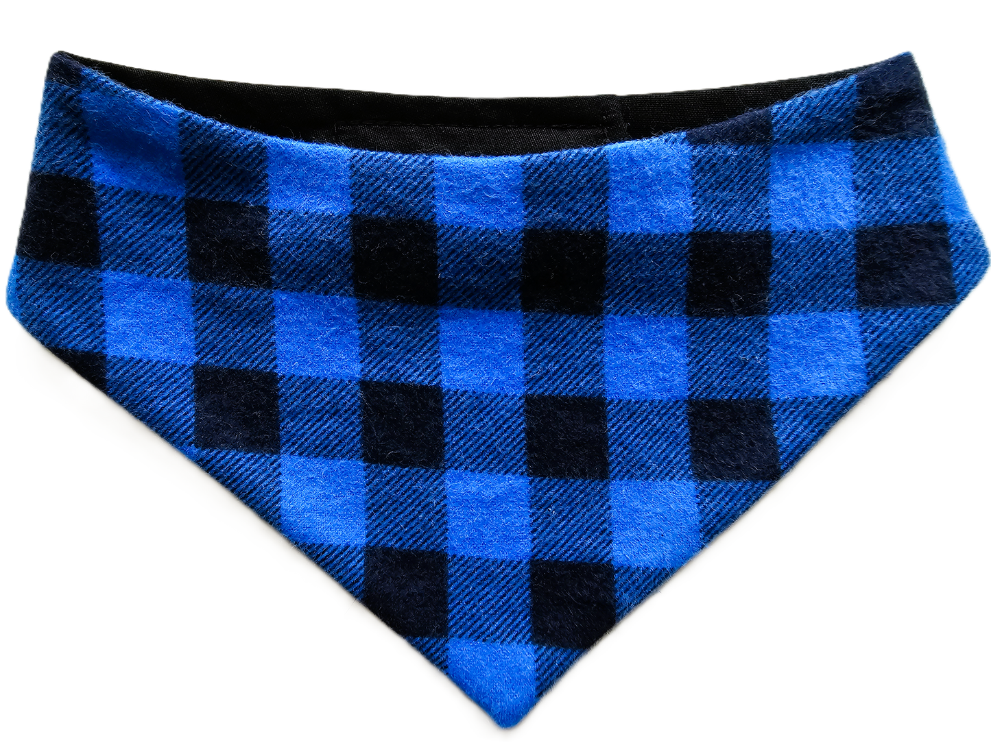 Bright Blue Flannel Bandana
