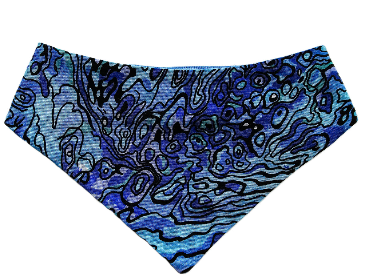 Paua Shell Dog Bandana 🐾