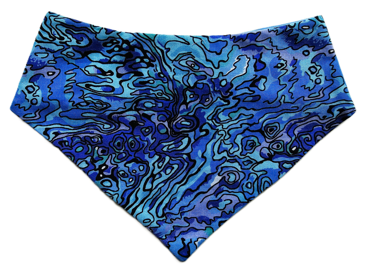 Paua Shell Dog Bandana 🐾
