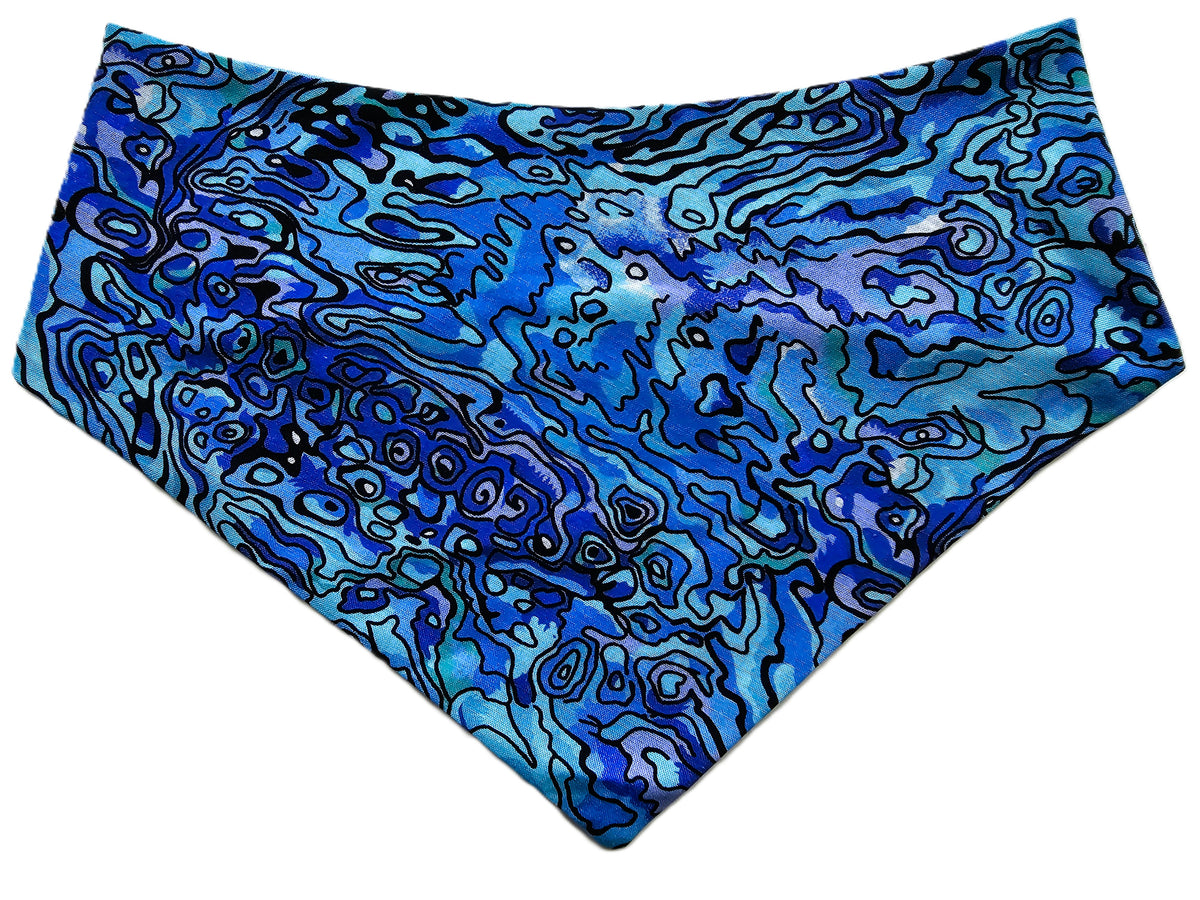 Paua Shell Dog Bandana 🐾