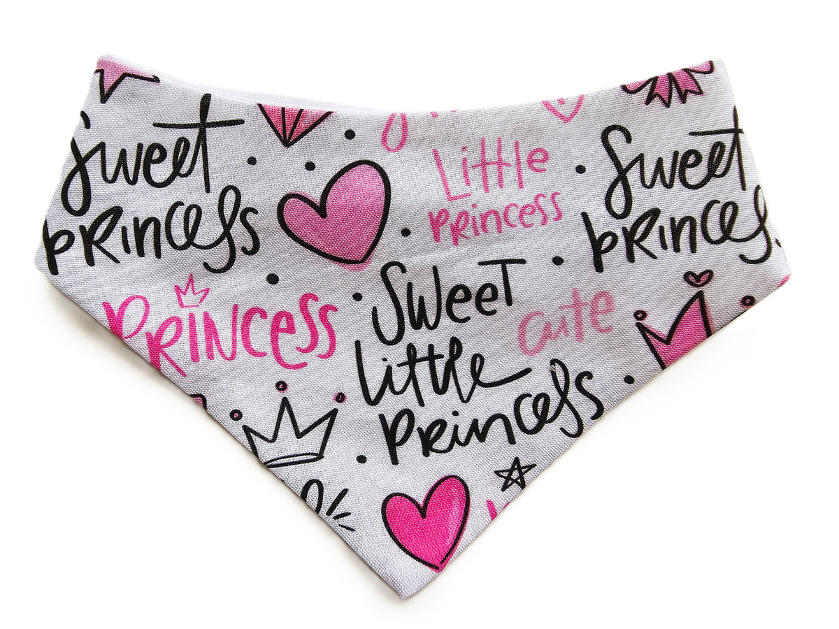 👑💕 Sweet Little Princess Dog Bandana – Limited Edition 💕