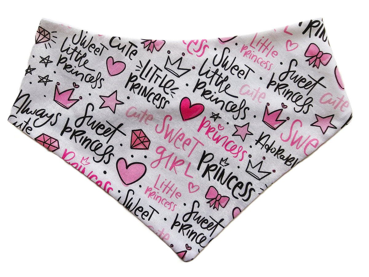 👑💕 Sweet Little Princess Dog Bandana – Limited Edition 💕