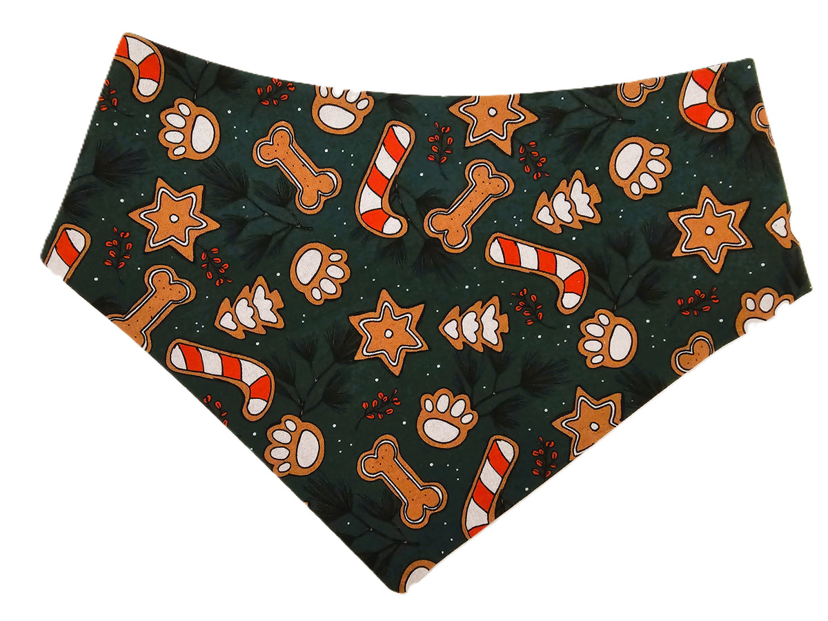 🍪🎄 Gingerbread Pet Bandana – Limited Edition! 🐾❤️