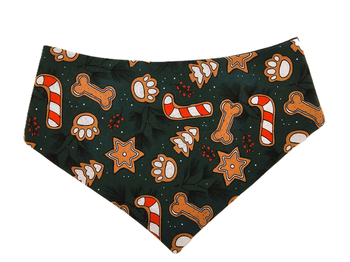 🍪🎄 Gingerbread Pet Bandana – Limited Edition! 🐾❤️