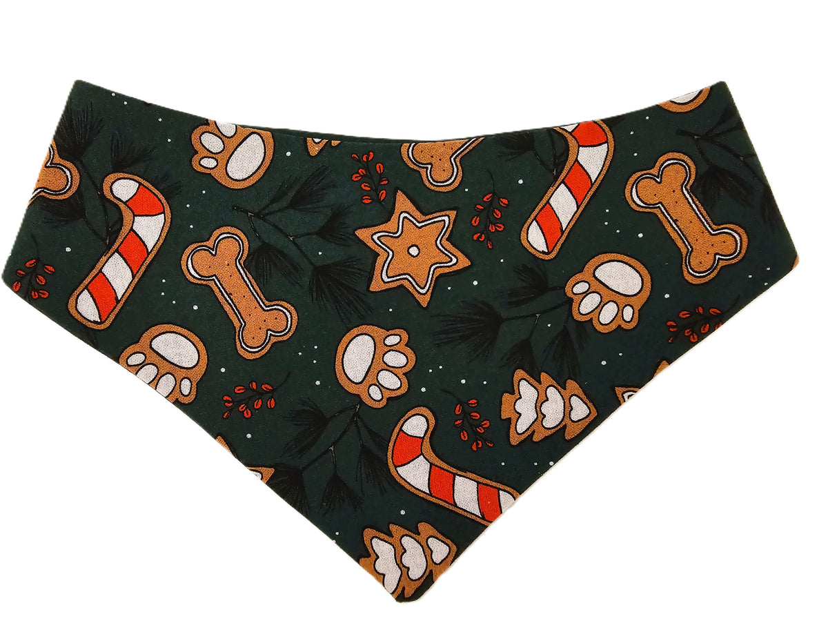 🍪🎄 Gingerbread Pet Bandana – Limited Edition! 🐾❤️
