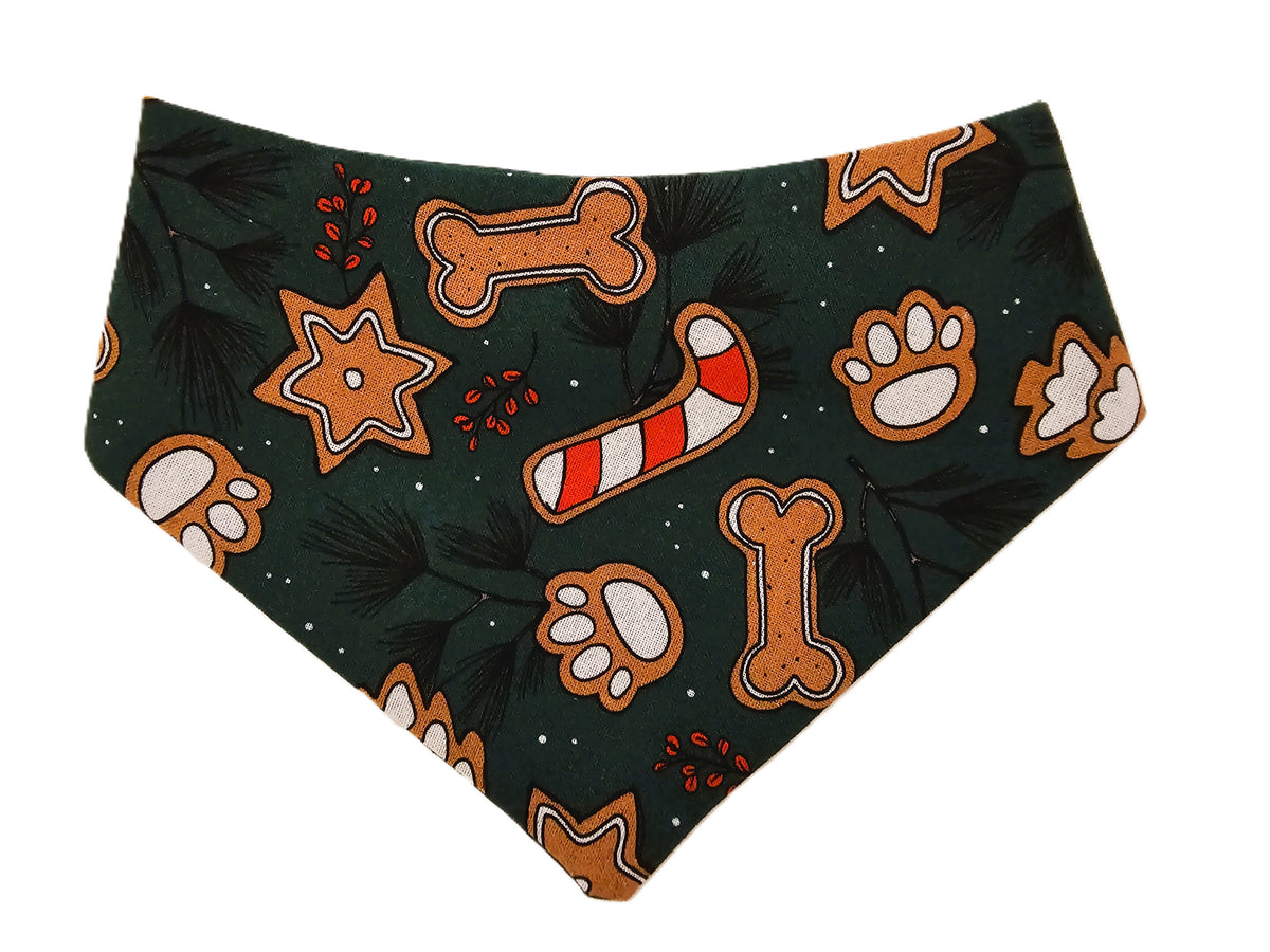 🍪🎄 Gingerbread Pet Bandana – Limited Edition! 🐾❤️