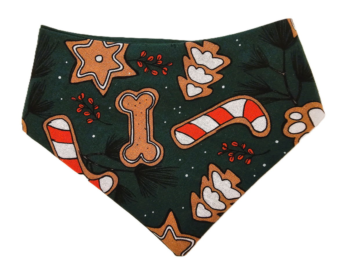 🍪🎄 Gingerbread Pet Bandana – Limited Edition! 🐾❤️