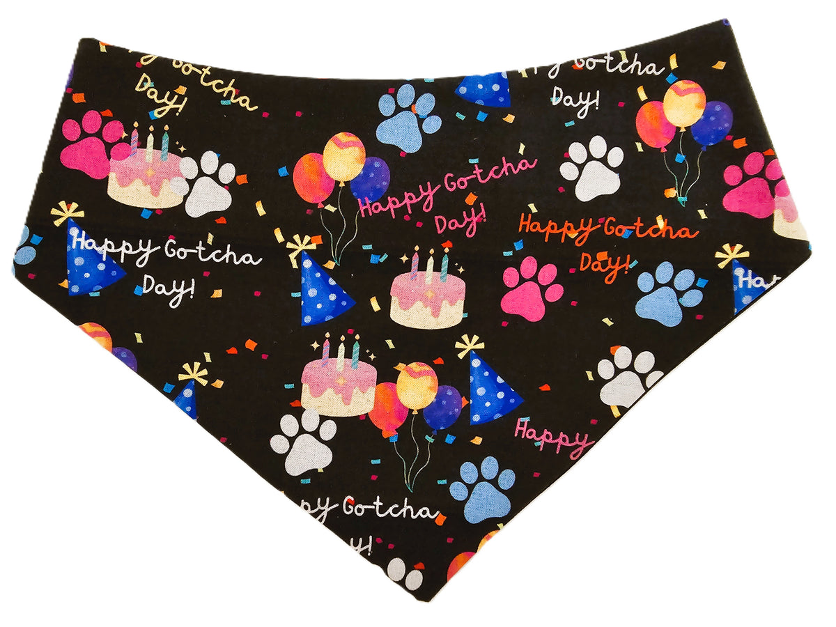 🎉🐾 Happy Gotcha Day Pet Bandana 🐾🎂