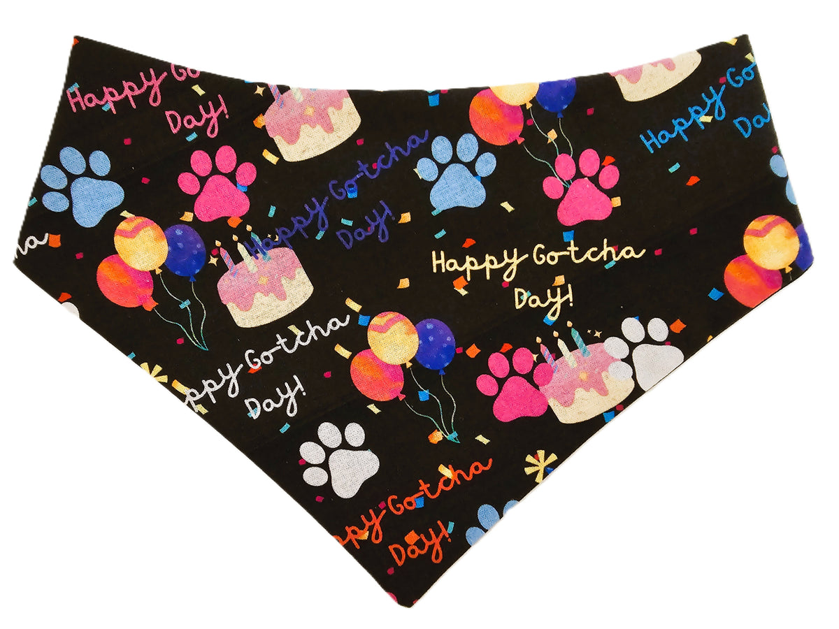 🎉🐾 Happy Gotcha Day Pet Bandana 🐾🎂
