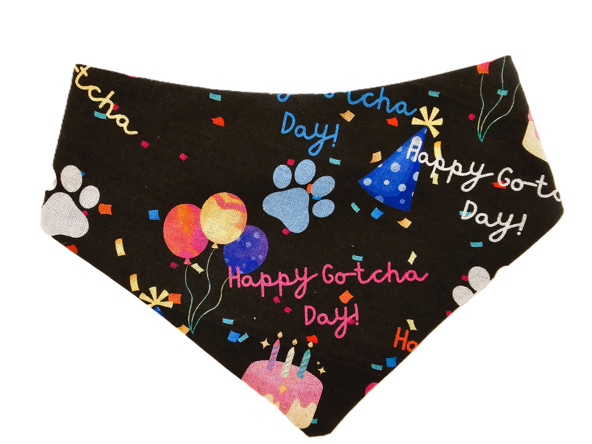 🎉🐾 Happy Gotcha Day Pet Bandana 🐾🎂