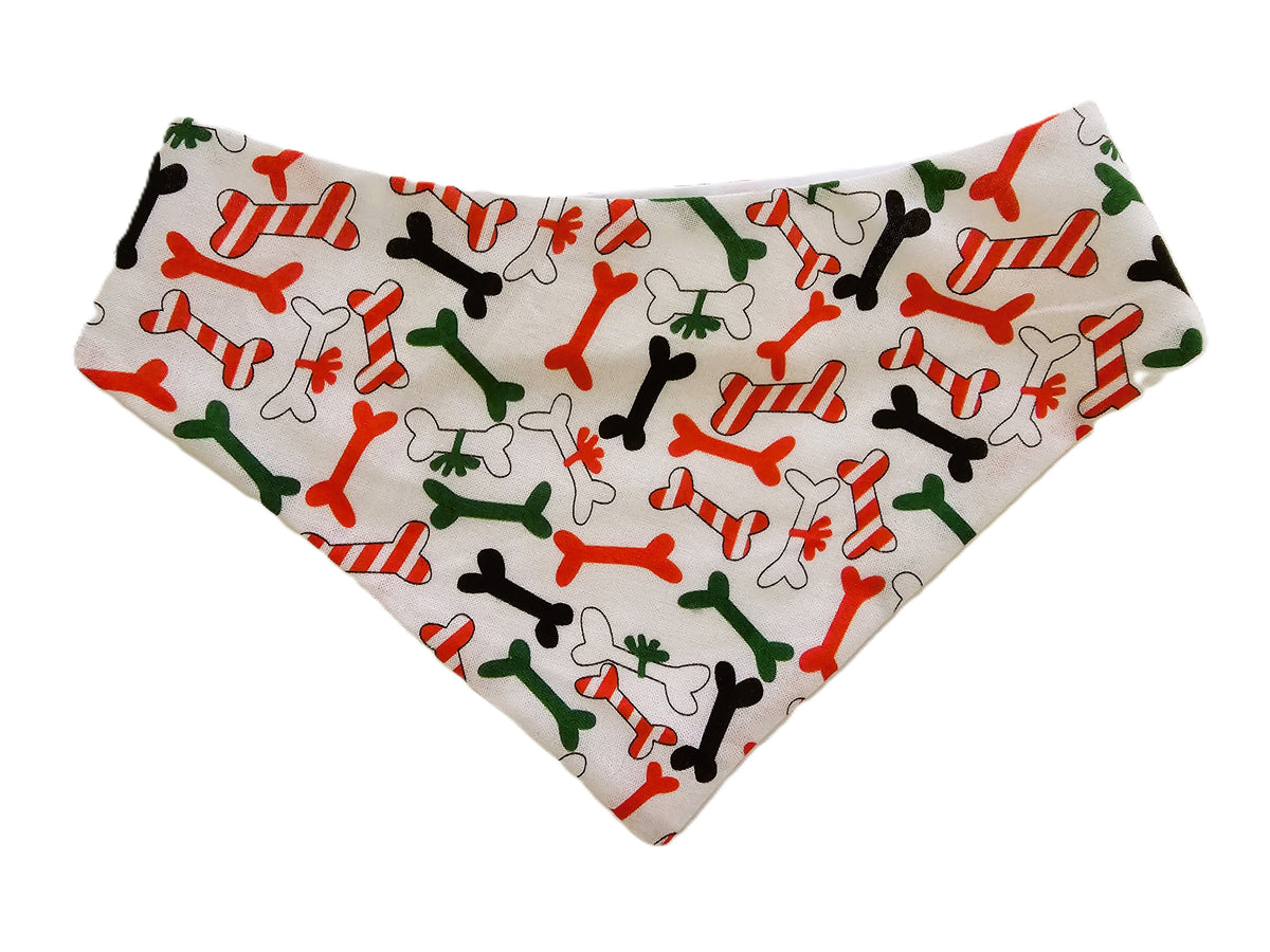 🎄🦴 Christmas Bones Pet Bandana – Limited Edition! 🦴🎅