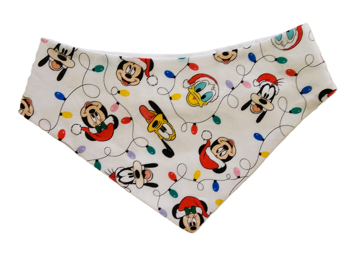 🎄🐭 Mickey, Goofy & Donald Xmas Pet Bandana – Limited Edition! 🐭🎅