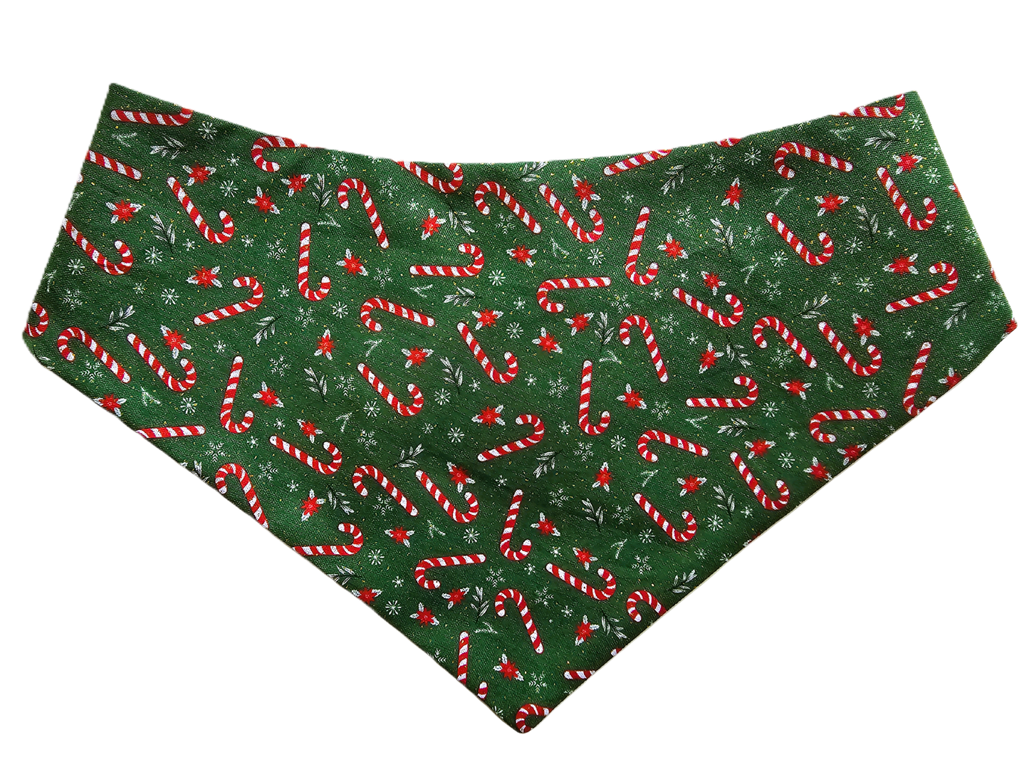 1.21 Xmas Candy Canes Dog Bandana