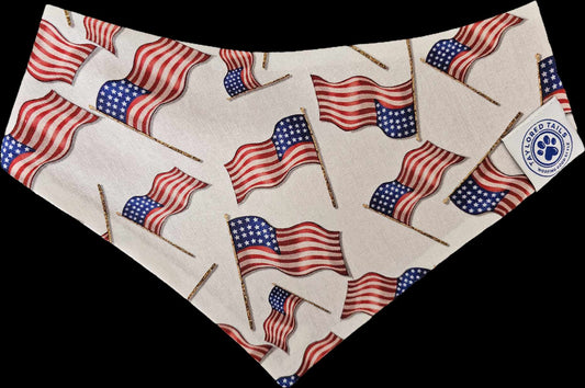 American Flags Dog Bandana