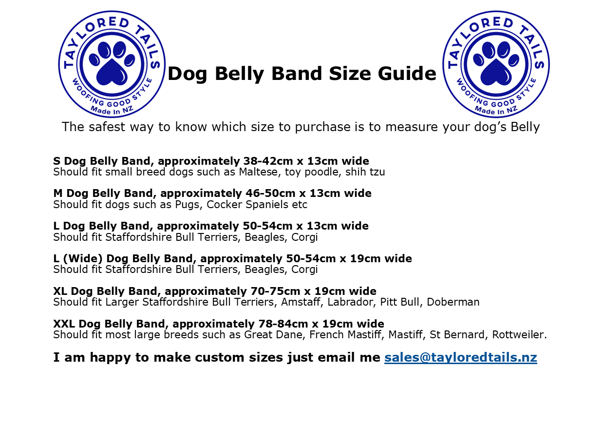 Dog Belly Bands