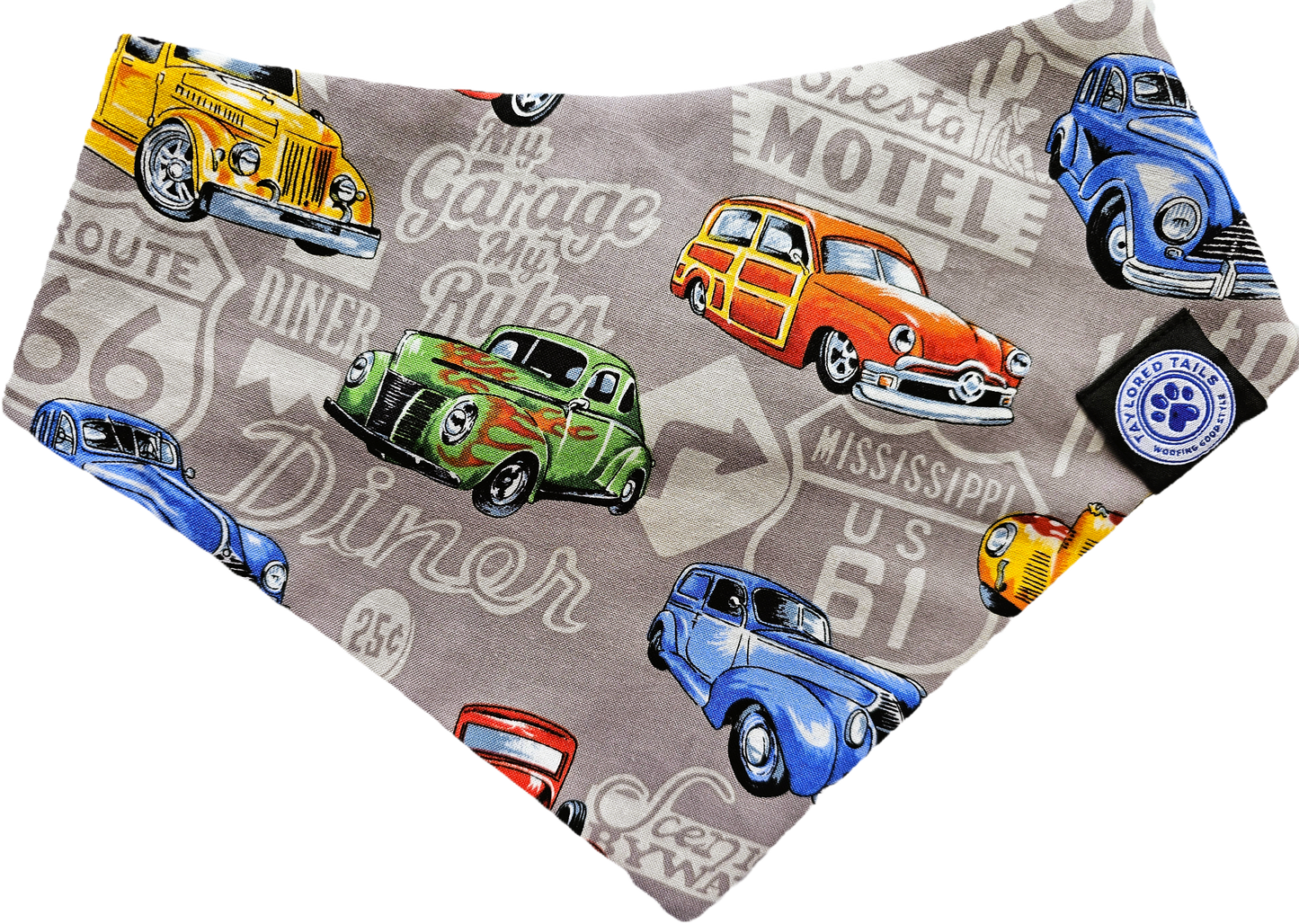 USA Hot Rods Dog Bandana