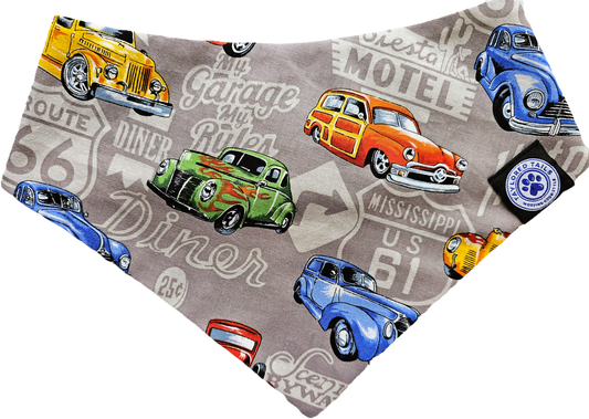 USA Hot Rods Dog Bandana