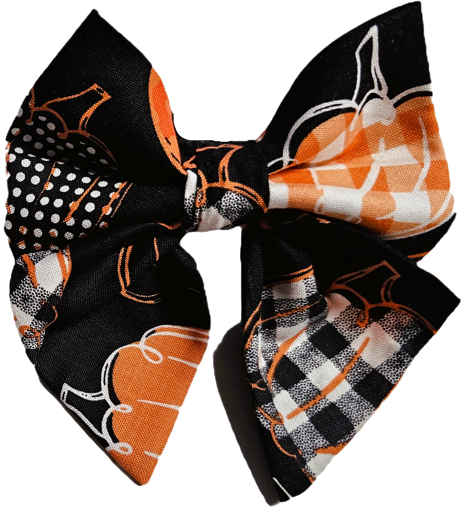 Pumpkin Pooch Sailor Bow