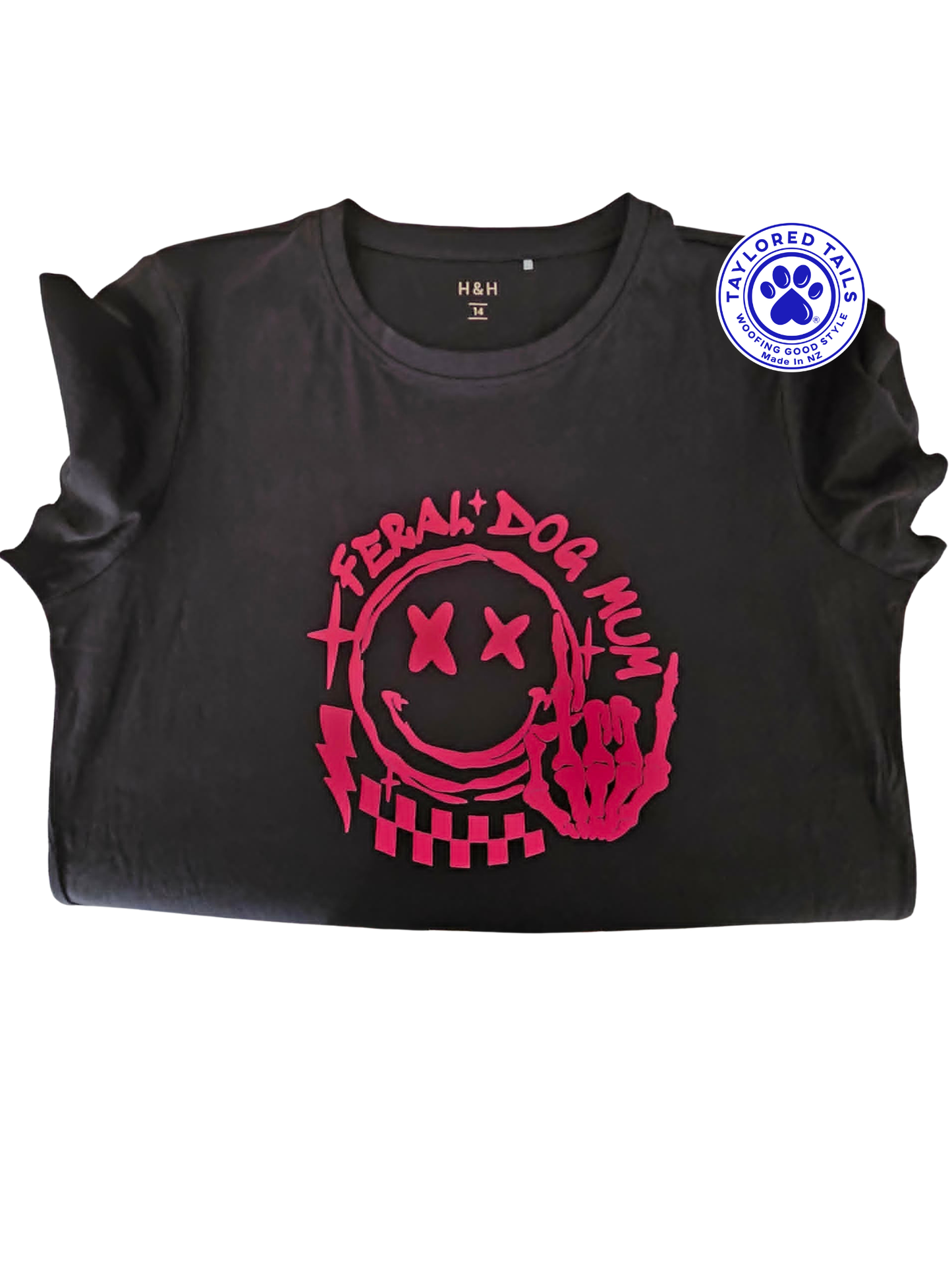 Feral Dog Mum, Ladies T-Shirt